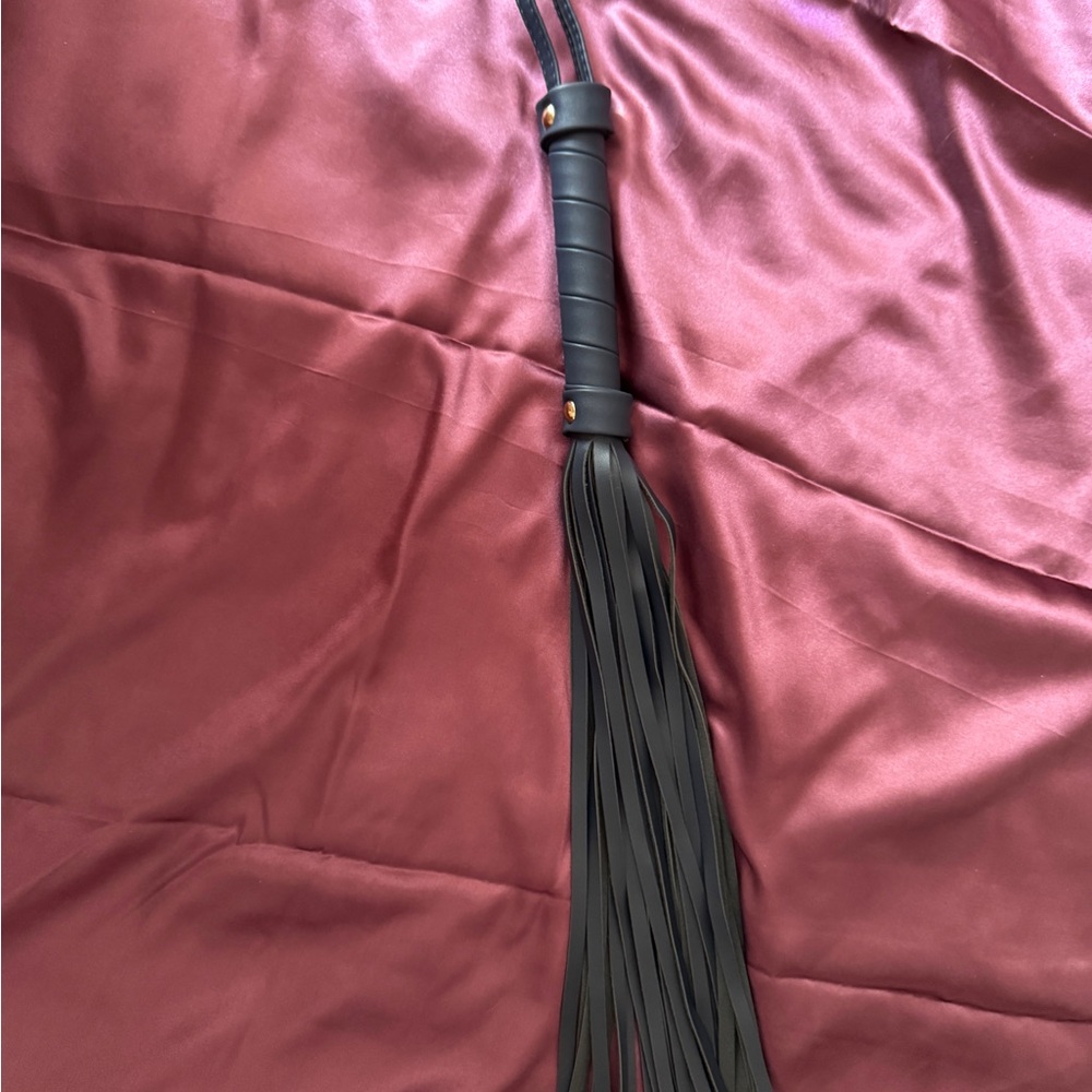 Black Leather Flogger